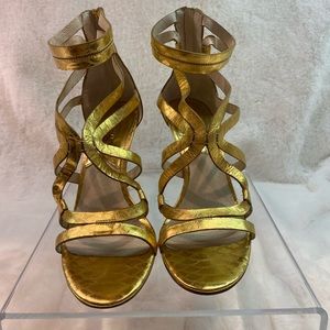 Michael kors gold shoes